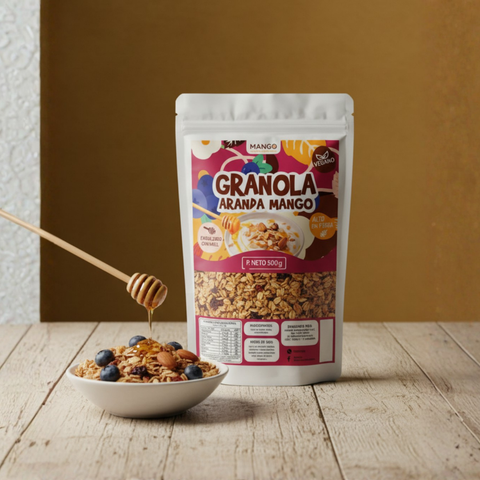 Granola Aranda Mango con Miel 500g