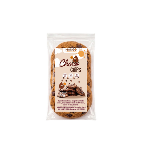 Galletas Choco Chips Saludables 80g