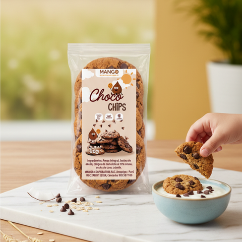 Galletas Choco Chips Saludables 80g