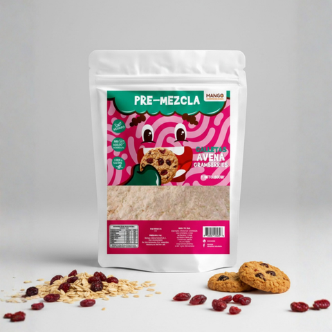 Premezcla Galletas de Avena y Cramberries 200g