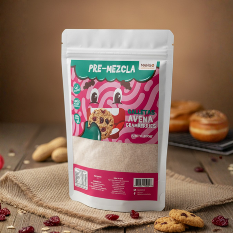 Premezcla Galletas de Avena y Cramberries 200g