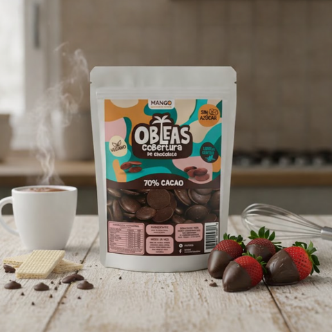 Cobertura de Chocolate al 70% Cacao 150g