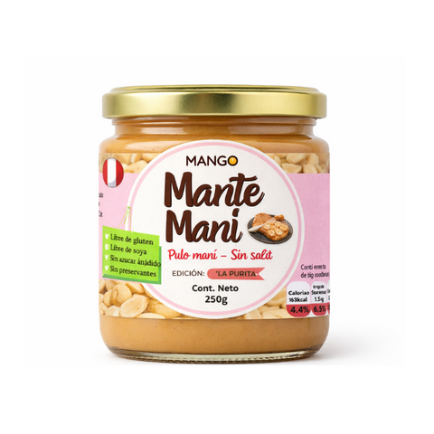 Mantequilla de Maní Pura 250g